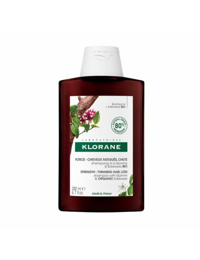 KLORANE SHP F QUININE-EDELWEISS BIO 200ML