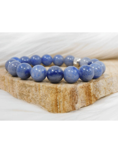 BRACELET AVENTURINE BLEUE