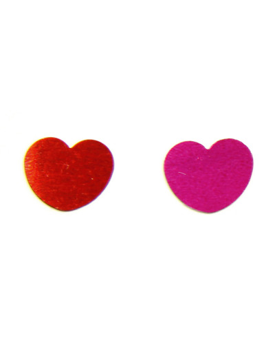 Confetti de table "Coeur" - Rouge et rose