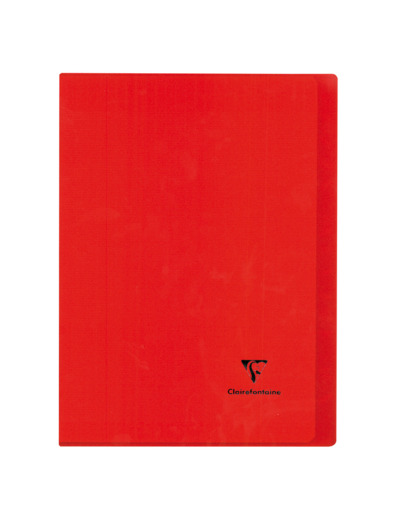 Cahier "Koverbook" - Polypro - 24x32 - 96 pages - Séyès - Rouge