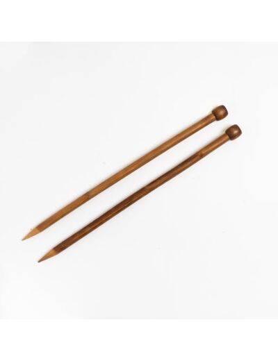 Aiguilles à tricoter bambou 40 cm 12 mm
