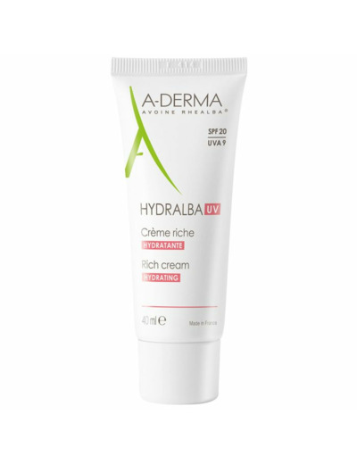 Creme Hydratante Uv Riche 40 ml Hydralba A-Derma