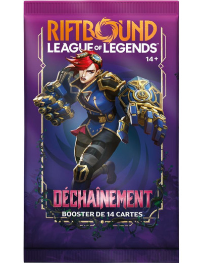 Riftbound : Déchaînement - Booster FR *Disponible le 24 juillet uniquement en boutique*