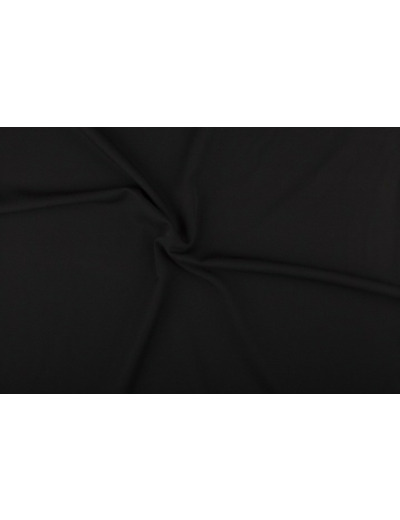 Tissu Gabardine stretch noir