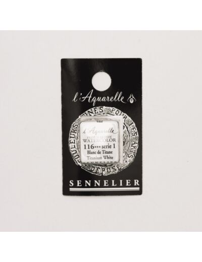 Peinture Aquarelle Extra-Fine Sennelier, 116 Blanc de Titane S1