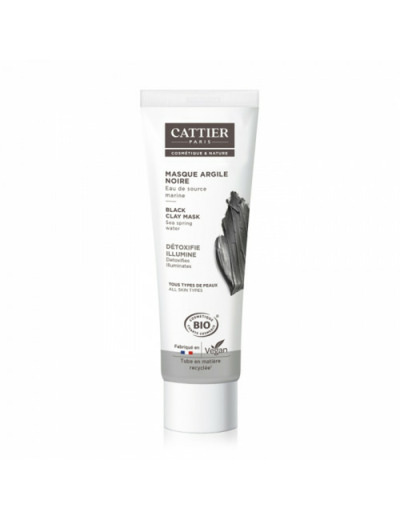 Masque Argile Noire Bio 100ml Cattier