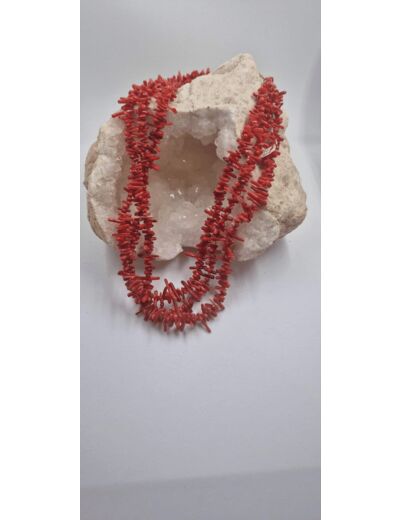 Collier corail rouge olpa2174