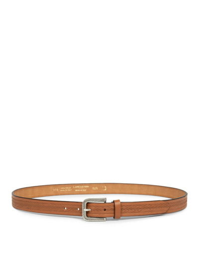 Lancaster Ceinture en Cuir de Vachette Végétal Femme 601-021 Cognac M