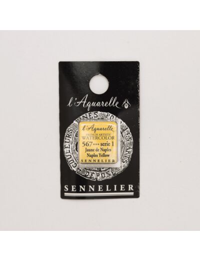 Peinture Aquarelle Extra-Fine Sennelier, 567 Jaune de Naples S1