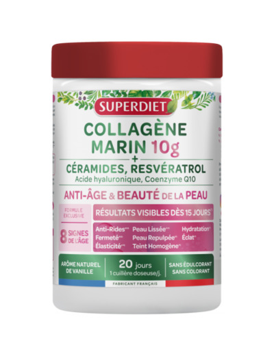 SUPERDIET COLLAG MAR 10G BEAUTE PEAU 210G