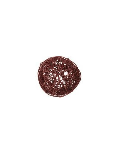 Boules de rotin 8 cm - Chocolat