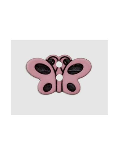 Bouton papillon violet