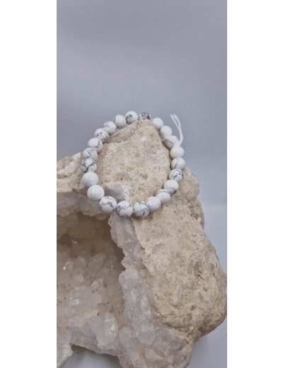 Bracelet jaspe blanc OLPA2916