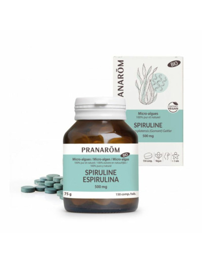 PRANA CAPS SPIRULINE BIO BTE150