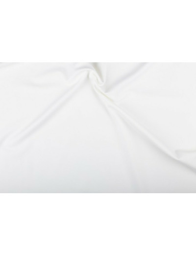 Tissu Gabardine stretch blanc