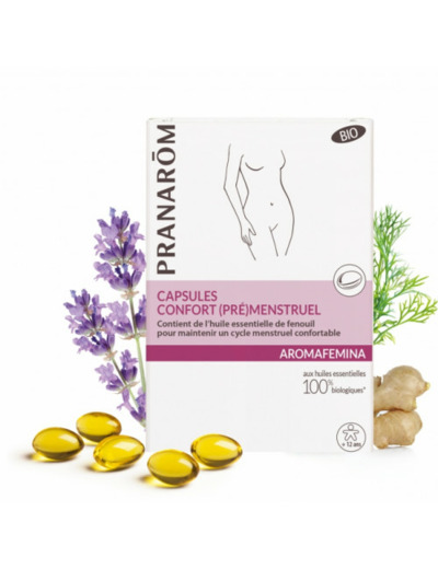 Confort Premenstruel Bio 30 Capsules Aromafemina Aromafemina Pranarôm
