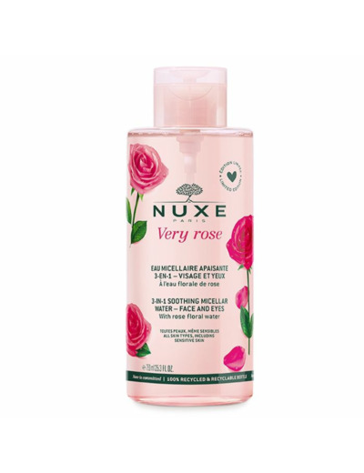NUXE EAU MICELLAIRE JUMBO VERY ROSE 750ML
