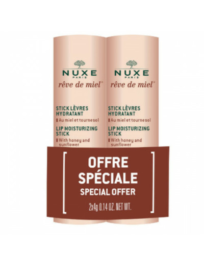 NUXE REVE DE MIEL DUO STICK 2X4G