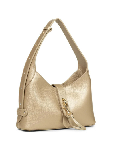 Lancaster Foulonne Double Sac Hobo 470-55 Champagne In Nude