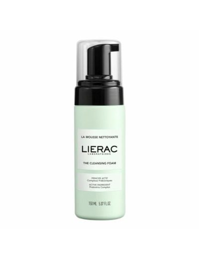 LIERAC LA MOUSSE NETTOYANTE FL PPE 150ML