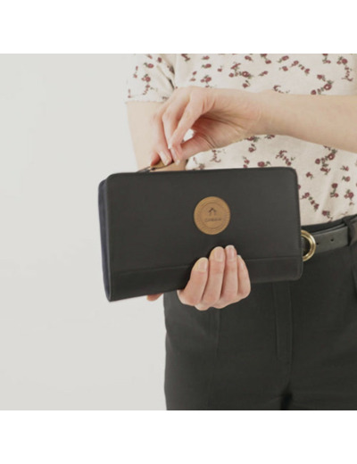 Cabaïa Wallet Large Grand Portefeuille et Compagnon Cambridge