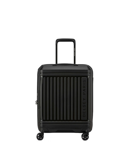 Delsey Lutece Valise Cabine S Extensible 4 Roues 55 CM TSA Noir