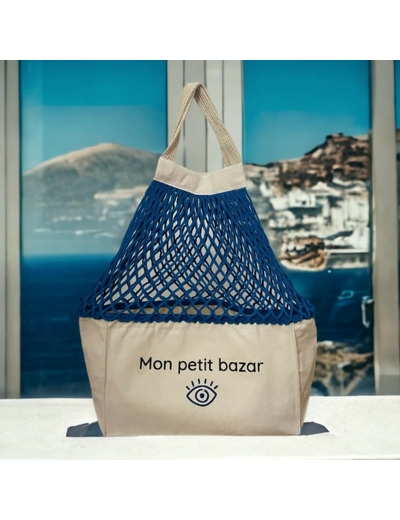 Shoppinette Filet A Provisions XL Mon petit bazar Bleu