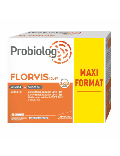 Florvis Probiolog 2x28 Sticks Mayoly Spindler