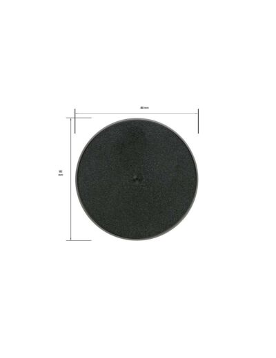 Socle rond 80mm