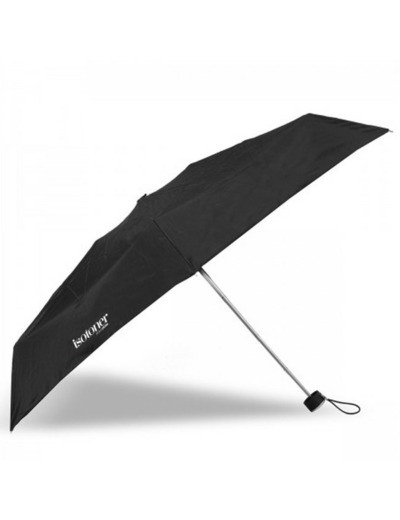 Isotoner Parapluie Mini Pliant Manuel Noir