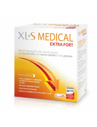 Medical Extra Fort Pertes de Poids 40 Comprimes Xl-S