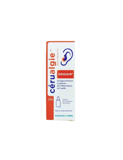 Cerualgie Hygiène de l'Oreille 7g Bausch&Lomb