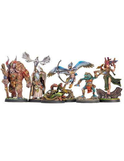 DUNGEONS & LASERS - FIGURINES - FANTASY MINIATURES SET