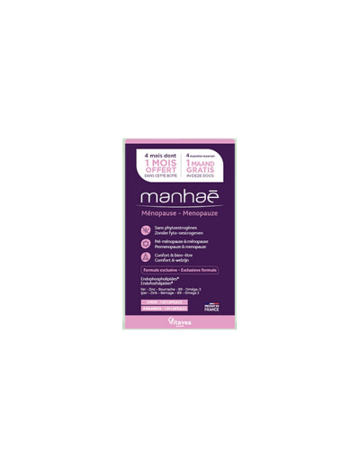 Menopause Sans Hormones 120 capsules Manhaé