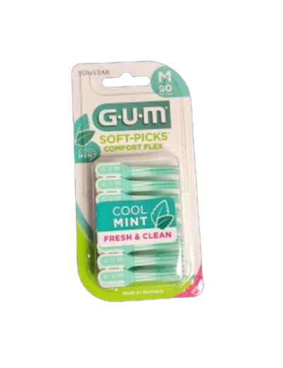GUM SOFTPICKS COMF MED 670 B/80