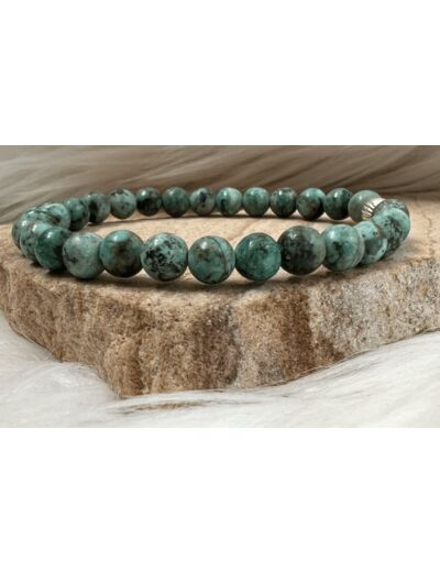 Bracelet turquoise africaine 6MM