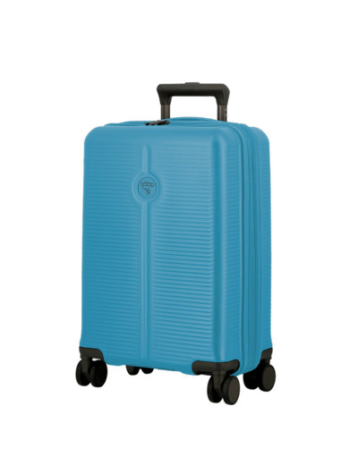 Jump Hendaye Valise 55cm 4 Roues Extensible Bleu