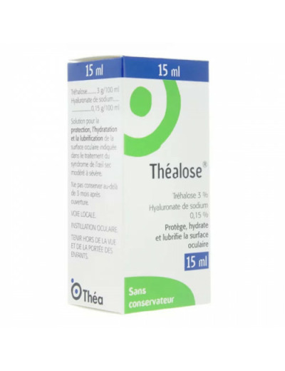 THEALOSE SOL STER OPHTALMIQUE FL15ML