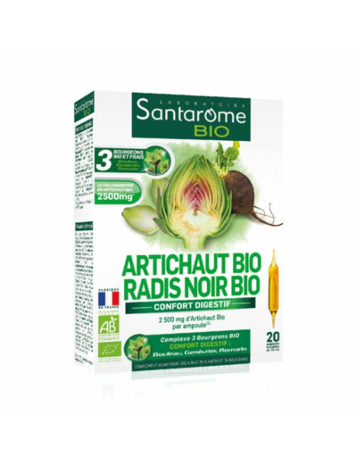 SANTAROME ARTICHAUT/RADIS NOIR BTE20AMP