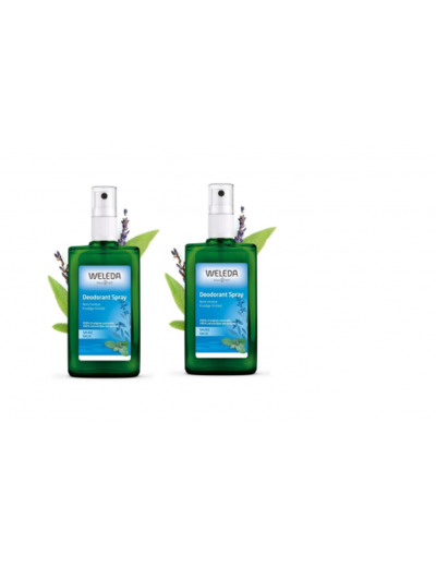 WELEDA DUO DEODORANT SAUGE 2X100ML
