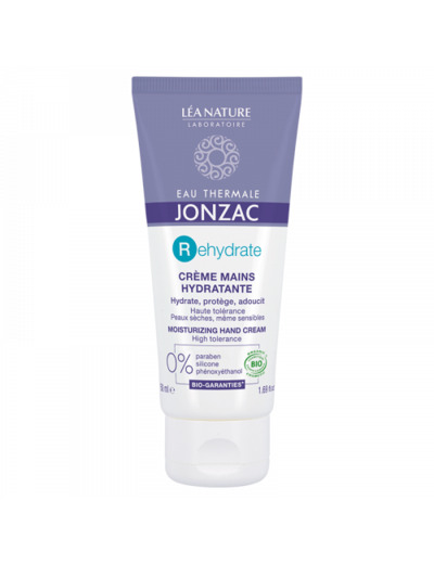 Creme Mains Ultra Hydratante Bio Rehydrate Peaux Seches 50ml Eau thermale Jonzac