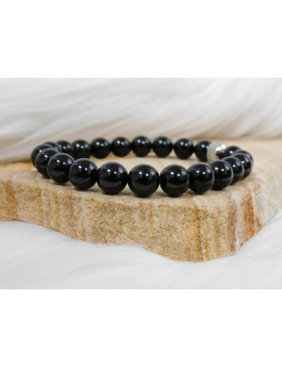 BRACELET SPINELLE NOIRE