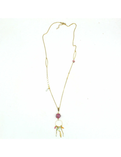 Collier long pampilles Yuna
