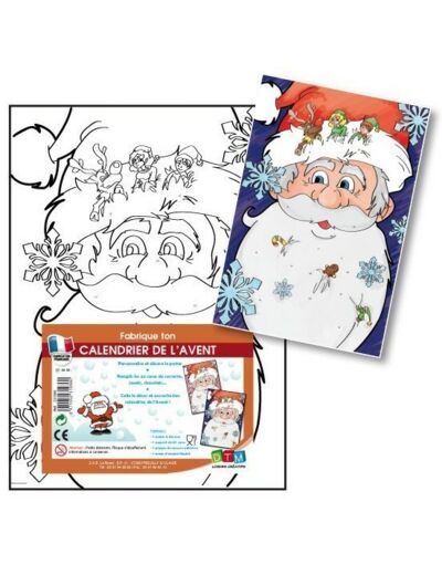 Calendrier de l'Avent "Père Noël"