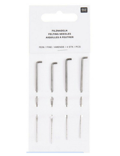 Aiguilles de feutrage fines Rico design