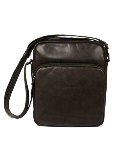 Lancaster Soft Vitage Men Pochette 320-12 Marron