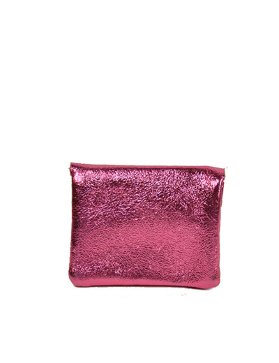 Farfouillette Porte-monnaie compact Cuir PM Rose