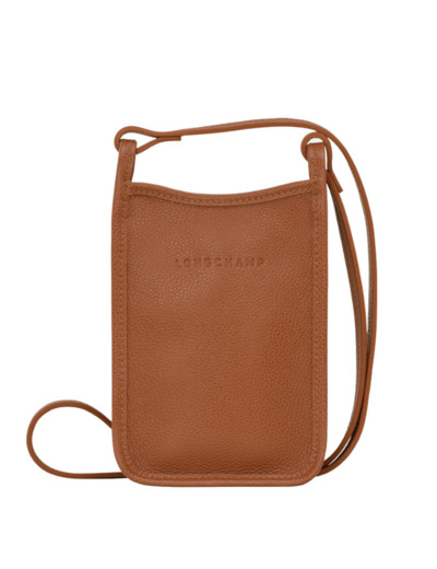 Longchamp Le Foulonné Etui téléphone Caramel