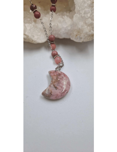 Collier rhodonite olpa2086