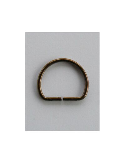 Demi anneaux bronze 20 mm